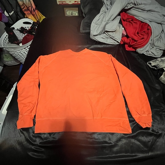 hanes crewneck orange - Picture 2 of 3